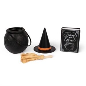 3 for $15 SALE Target Bullseye Halloween Miniature Witch's Tools 4ct Box Set
